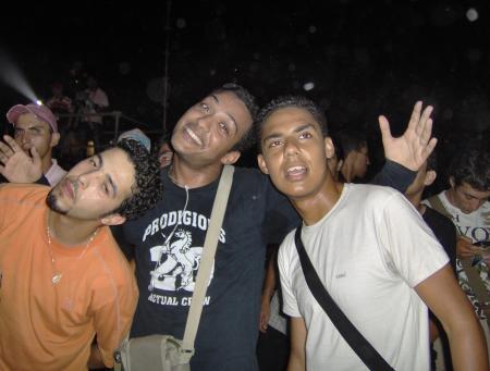 c moi & jalil & mounir la amis de mon frere  a le festivale de casa blanca 2006